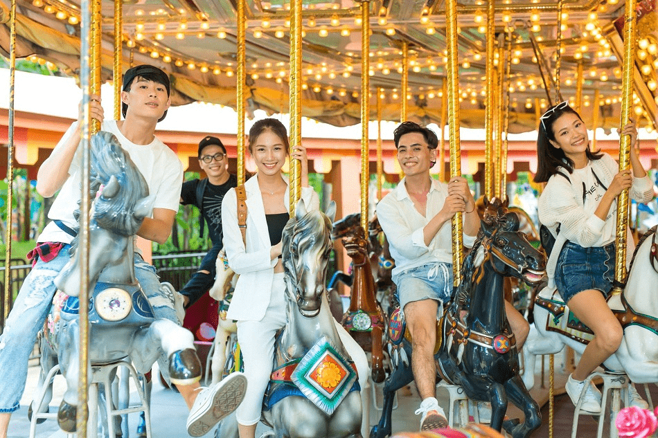Trò chơi Festival Carousel tại Công Viên Châu Á Đà Nẵng